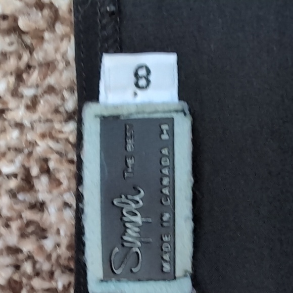 Sympli Asymmetrical Flowy Top Tunic Shoulder Cut out 3/4 sleeve Size 8 - Picture 12 of 12